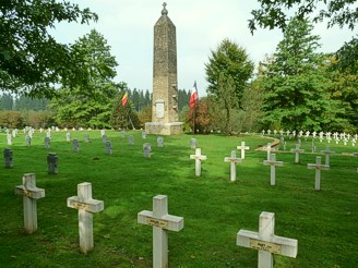 Radan Tintigny  kerkhof Eerste Wereldoorlog